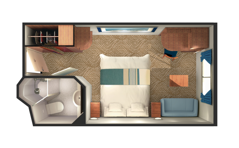 MyCruise Norwegian-Cruise-Line Pride-of-America Kahytter Udvendig OA,OT2